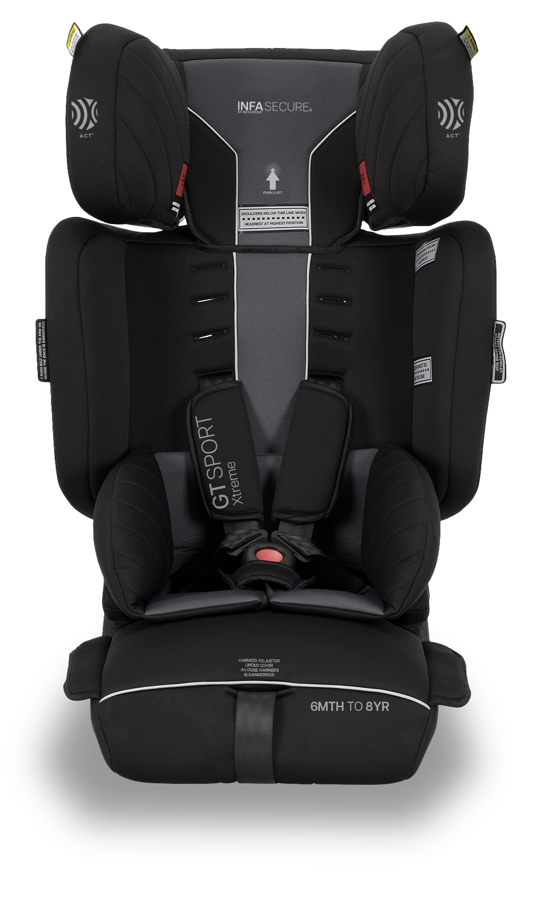 InfaSecure Xtreme GT Sport Convertible Booster Seat (6m-8y) Infa