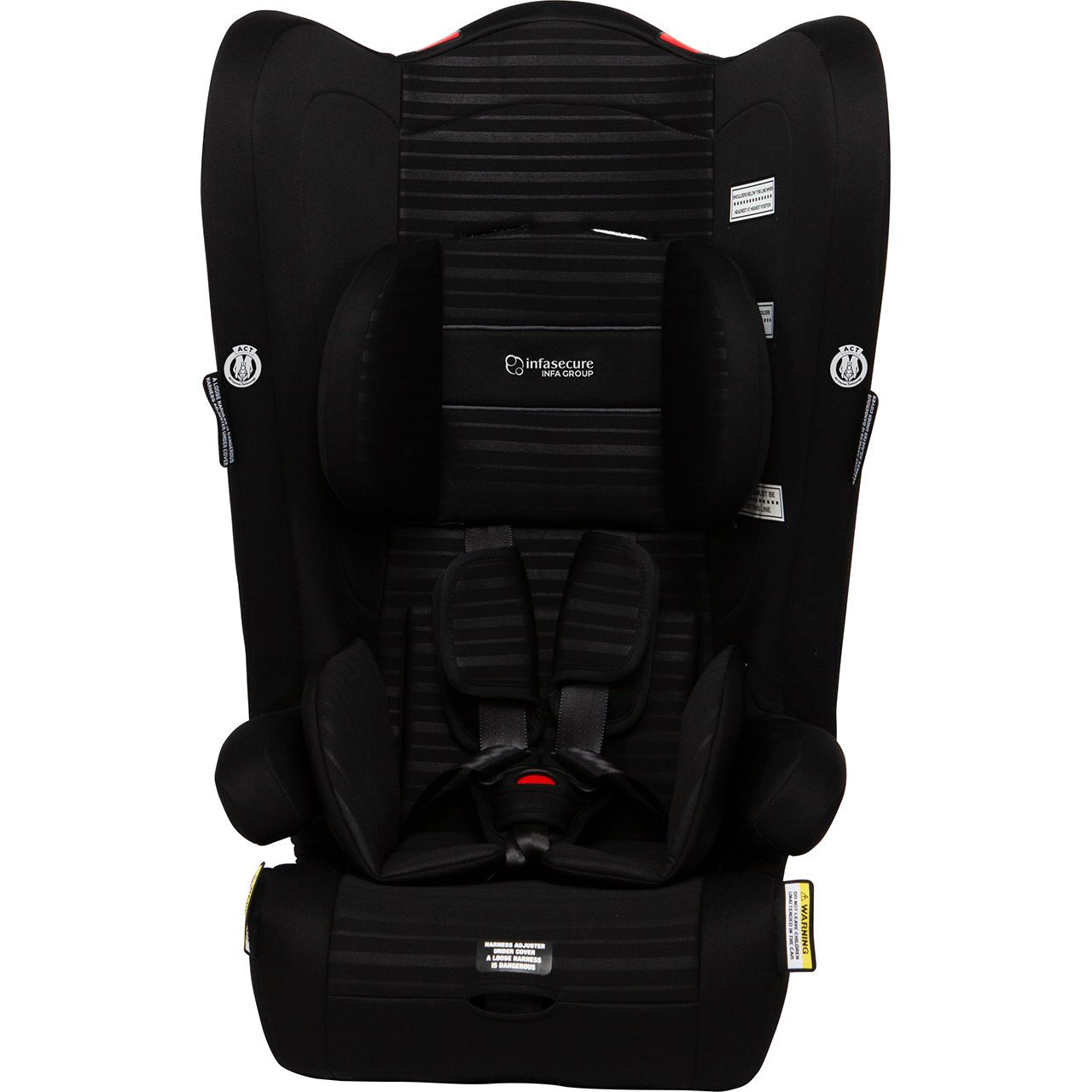 InfaSecure Comfi II Caprice Stripe Convertible Booster Seat (6m-8y