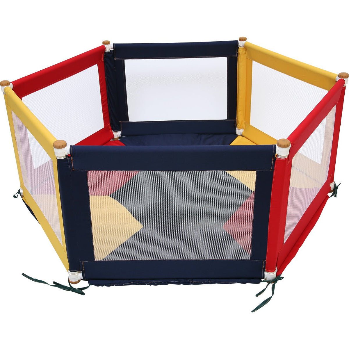 Pokano Fabric Hexagonal Playpen & Mat