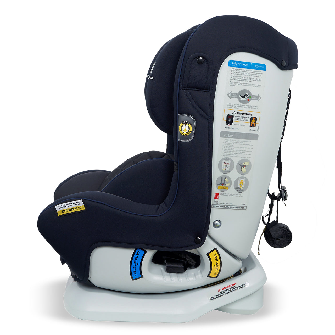 InfaSecure Attain More Convertible Car Seat 0 4 ISOFix Infa Group