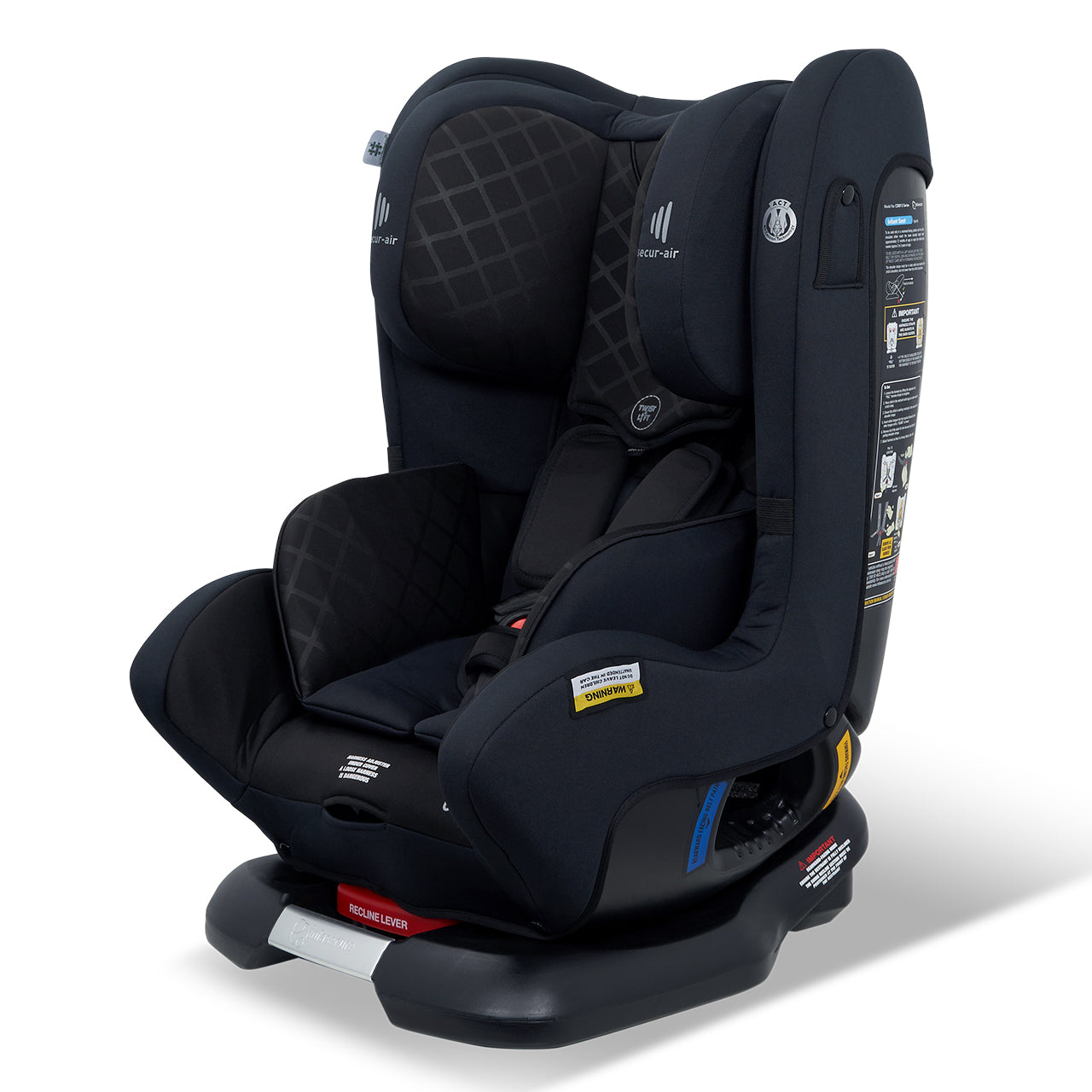 InfaSecure Quattro Onyx Convertible Car Seat 0 4 ISOFix Infa Group