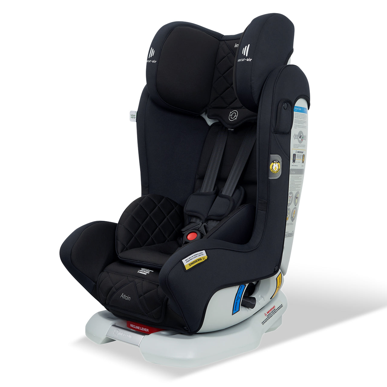 InfaSecure Attain More Convertible Car Seat 0 4 ISOFix Infa Group