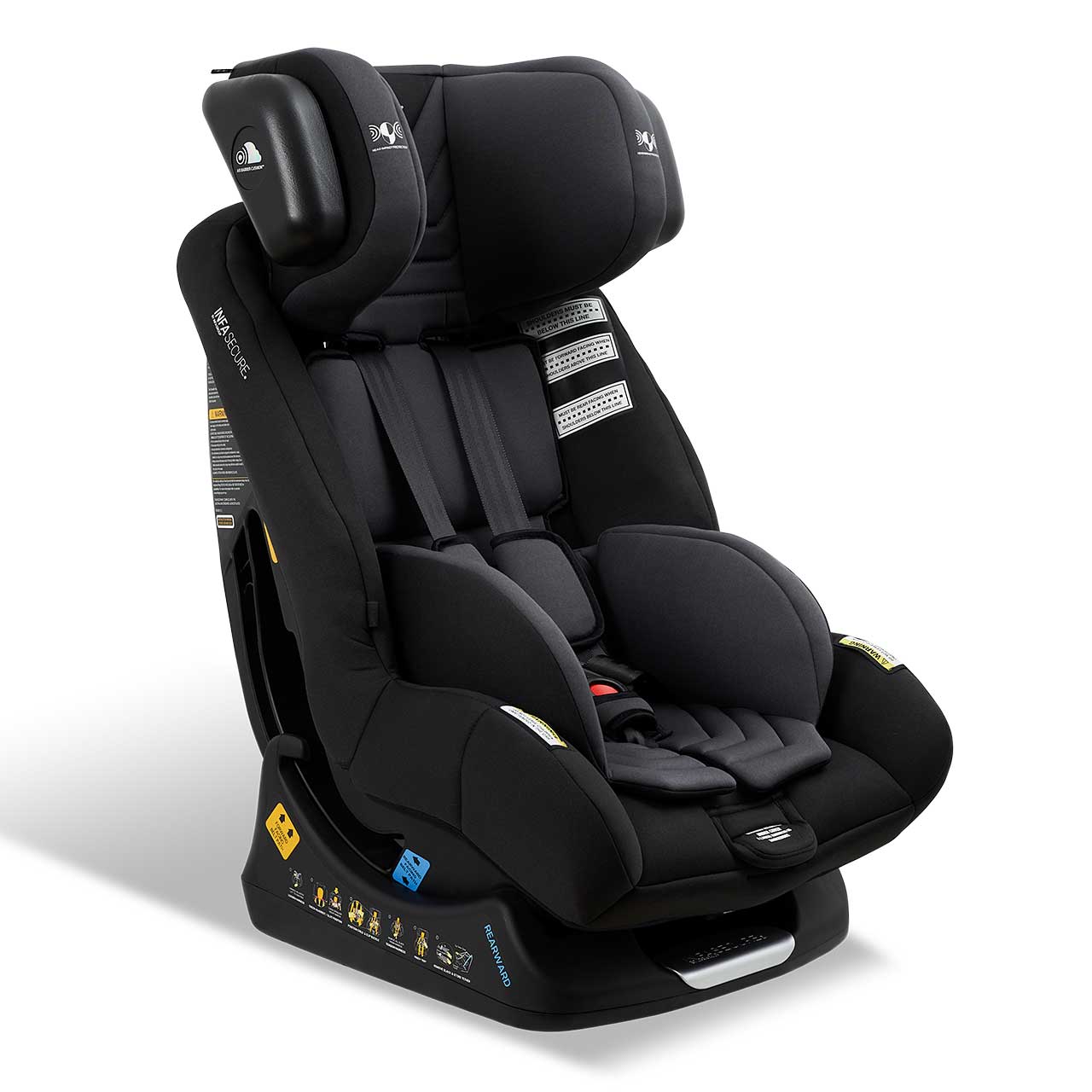 Rear Facing Black Friday Convertible Car Seat Britax One4Life ClickTight Car Seat Slim Babies NZ