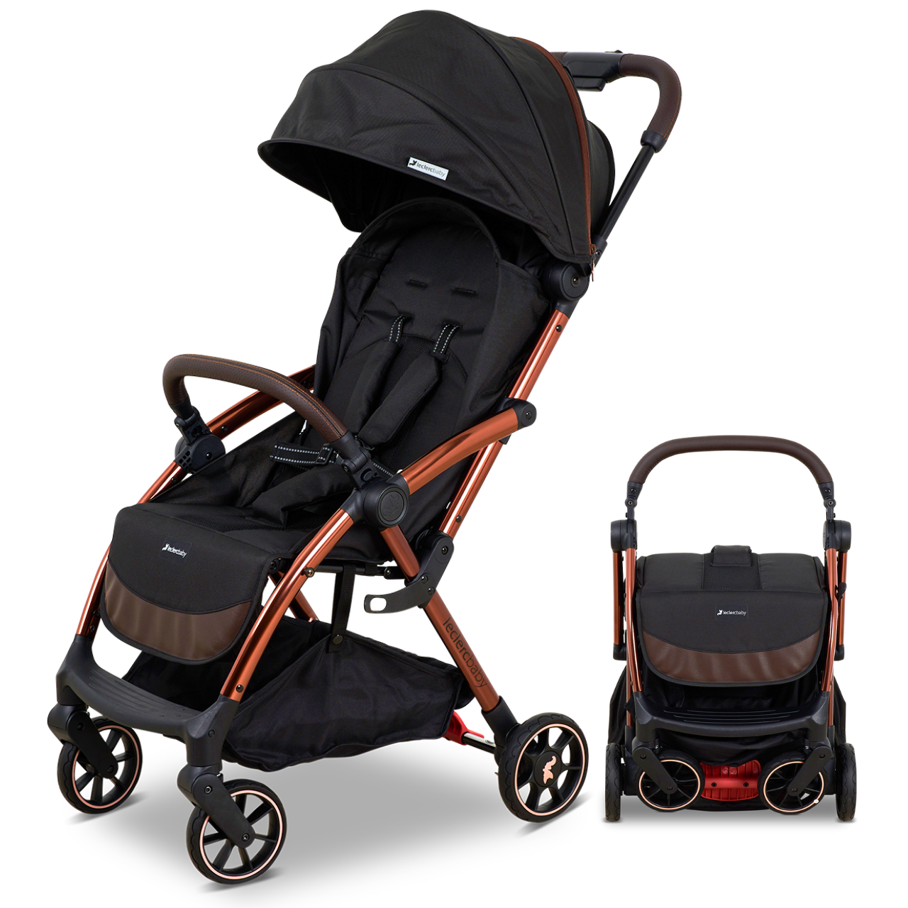 Leclercbaby Weather Bundle (Black Brown)