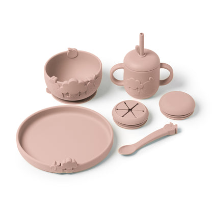 Silicone Mealtime Gift Set – Blushberry