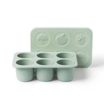 Silicone Food Freezer Tray – Soft Sage