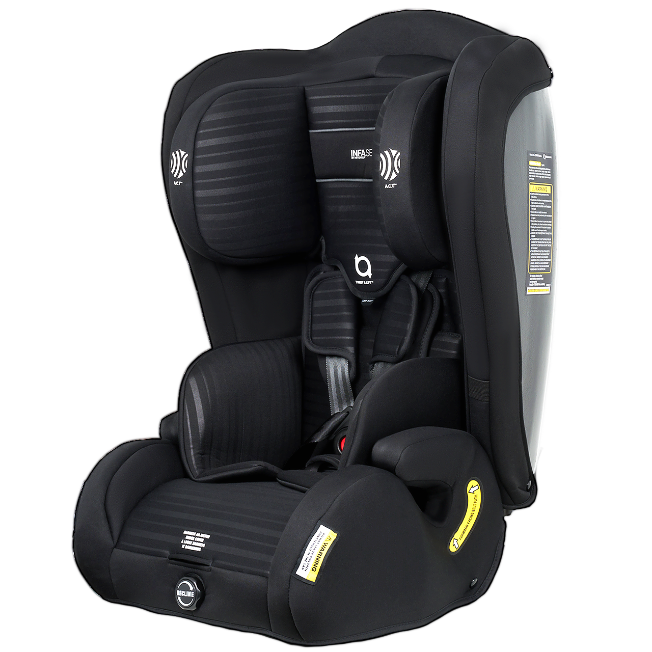 InfaSecure Emerge Caprice Stripe Forward Facing Car Seat 6m 8y Infa Group
