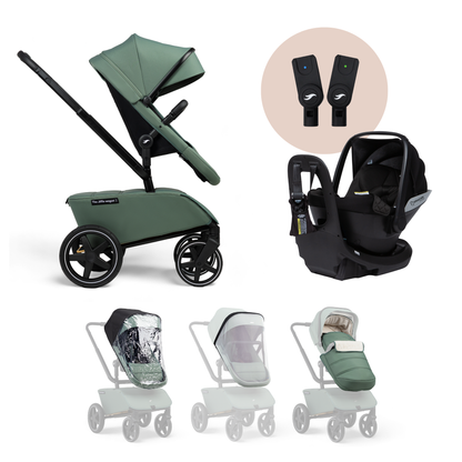 Complete Stroller + Capsule Bundle - Pine