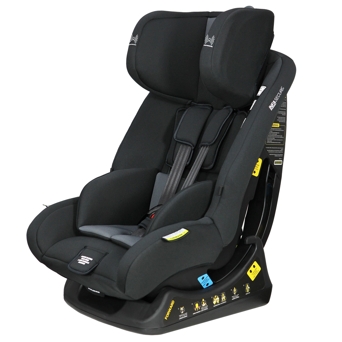 InfaSecure Rapid in black, shown from the side