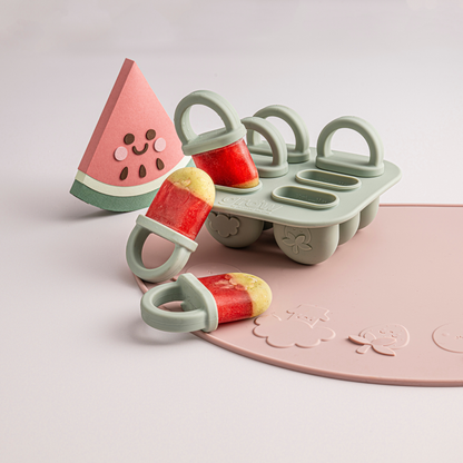 Silicone Popsicle Tray - Soft Sage