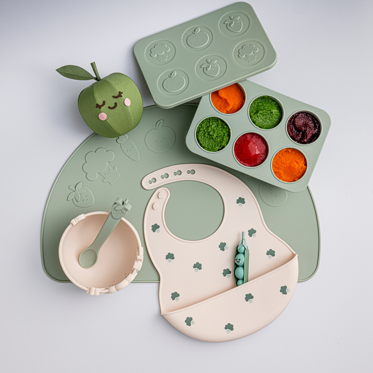 Silicone Placemat - Soft Sage