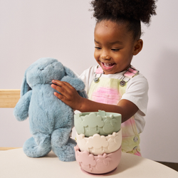 Silicone Suction Bowl & Spoon Set Soft Sage