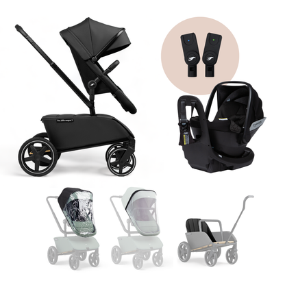 Complete Stroller + Capsule Bundle - Black