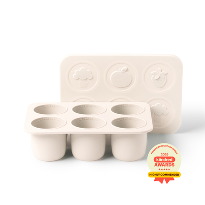 Silicone Food Freezer Tray – Warm Stone