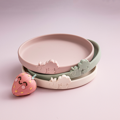 Silicone Plate Warm Stone