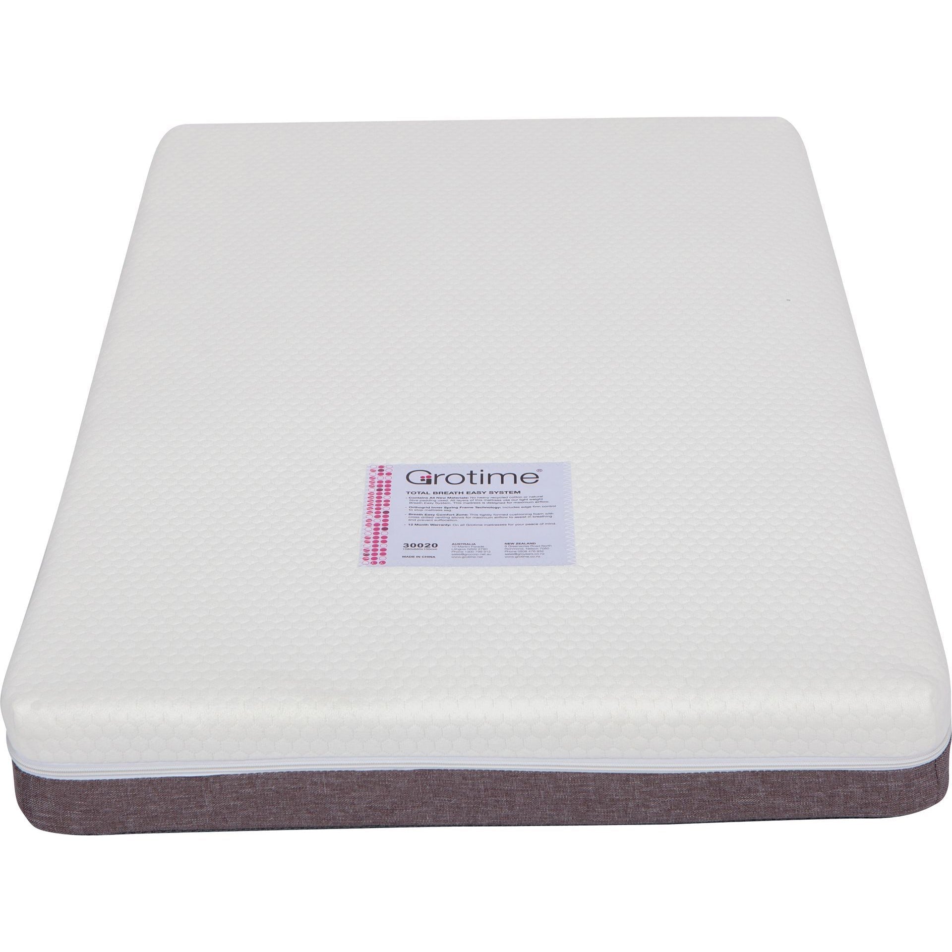 Grotime breathe store easy mattress