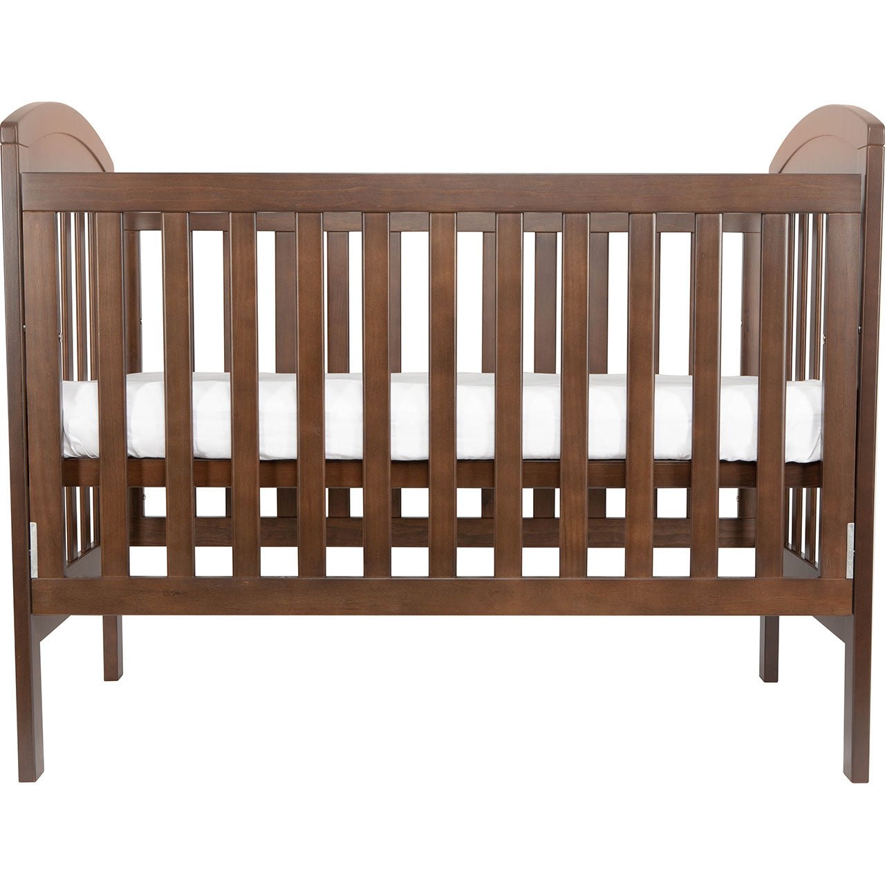 Dark clearance timber cot