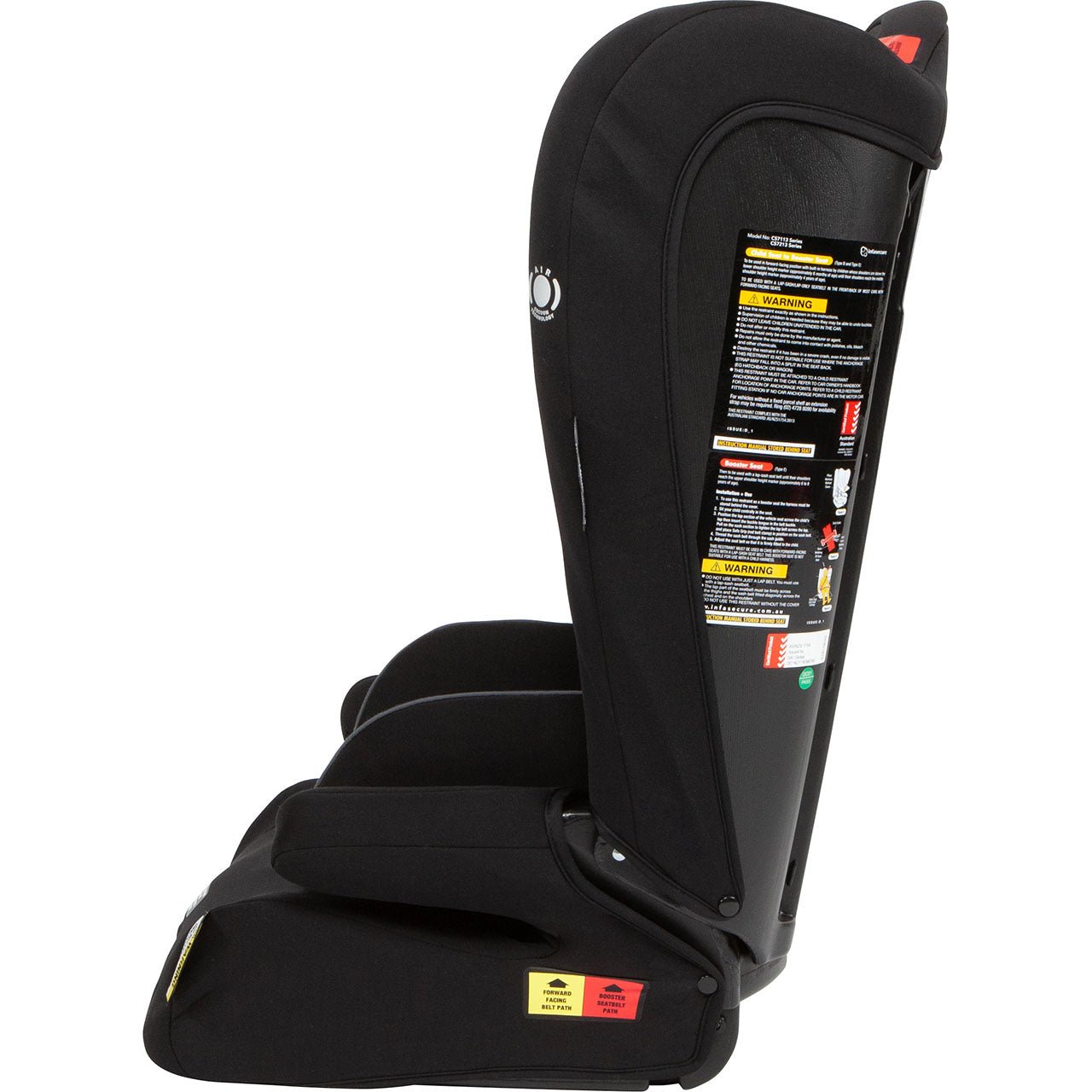 Infasecure rally 2025 convertible booster seat